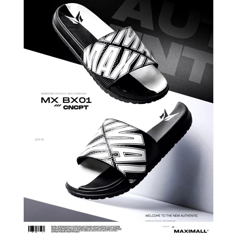 Sandal Slide Maximall BX-01 Black Series