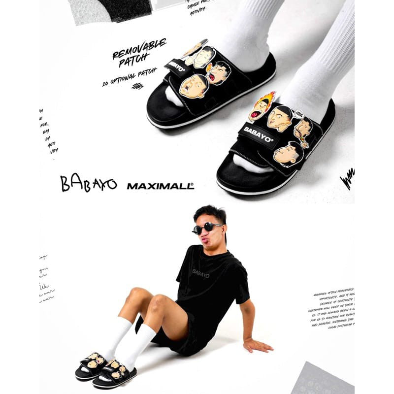 Sandal Slide Maximall X Babayo High Slide Black Series