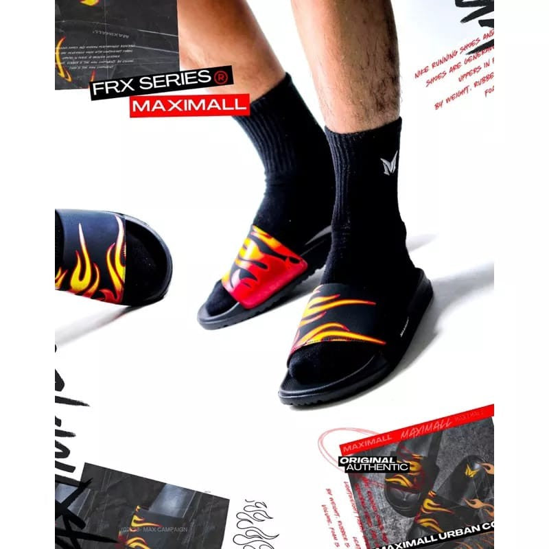 Sandal Slide Maximall FRX Black series