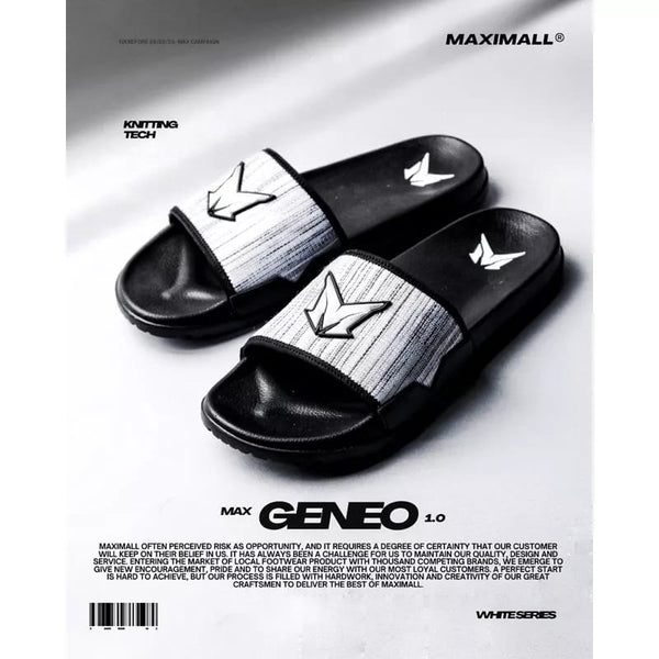 Sandal Slide Maximall Max-Geneo White Series