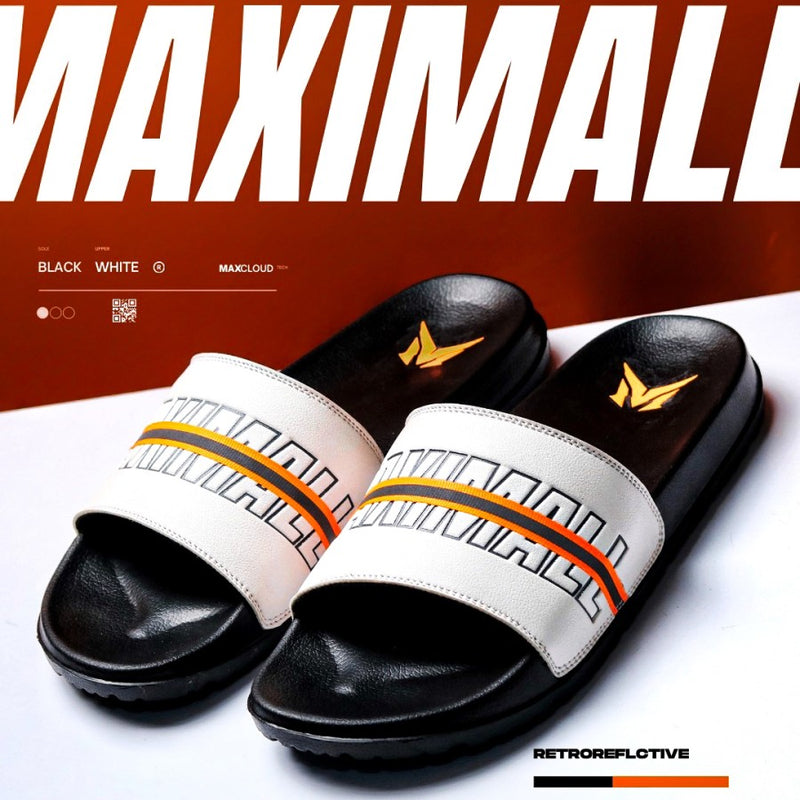 Sandal Slide Maximall RTX White / Orange Series