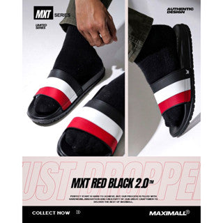 Sandal Slide Maximall TRX-01 Black Red White Series