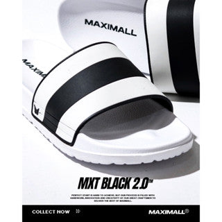 Sandal Slide Maximall TRX White Black Series