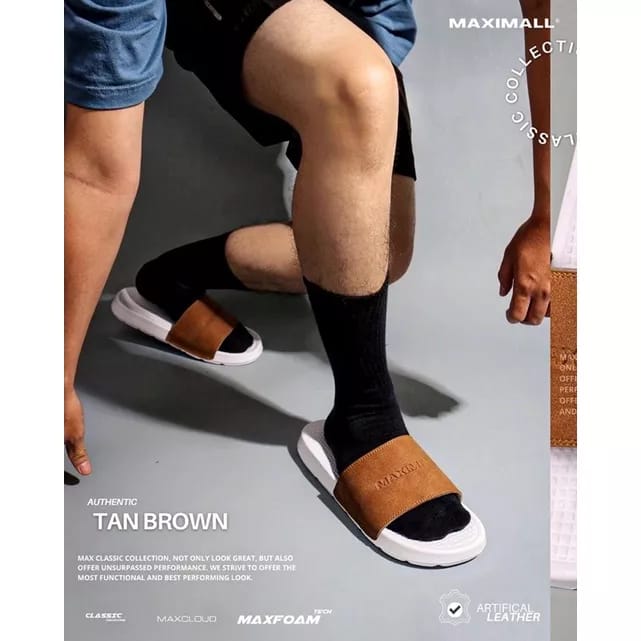 Sandal Slide Maximall Classic Tan Series
