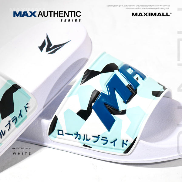 Maximall Authentic White Navy Camou Series